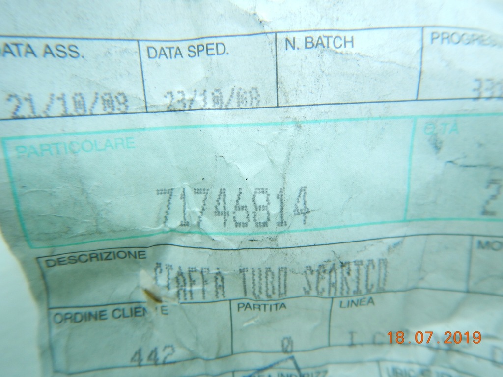 фото №4, Кронштейн трубы выпускной sedici 06-14 aso