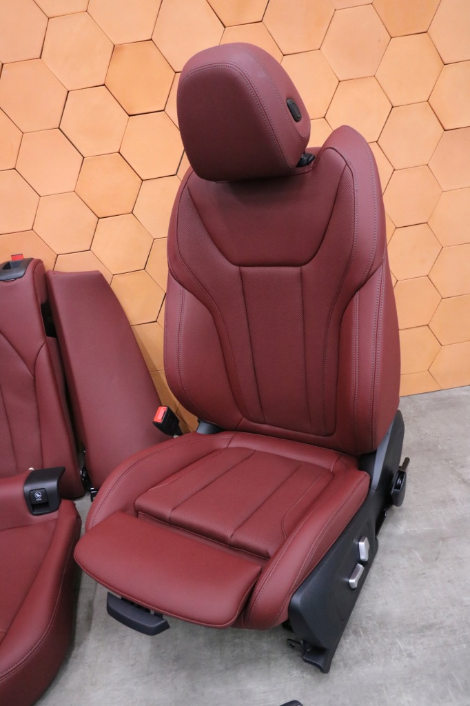 Bmw x4 g02 lci салон сидіння заднє сидіння обшивки sport tacora rot пам'ять 26 km ! Доставка