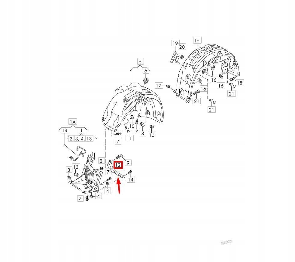 фото №6, Спойлер колеса audi rs7 sportback 4g 2014 2017 оригинальный 4g8853887d