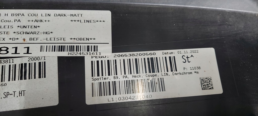 фото №16, Audi a5 8w6 s5 s-line lift бампер задній задня спойлер хром