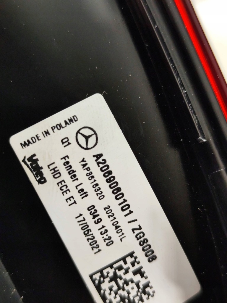 фото №8, Mercedes c w206 kombi левый задняя левая задняя лампа full led оригинал europa