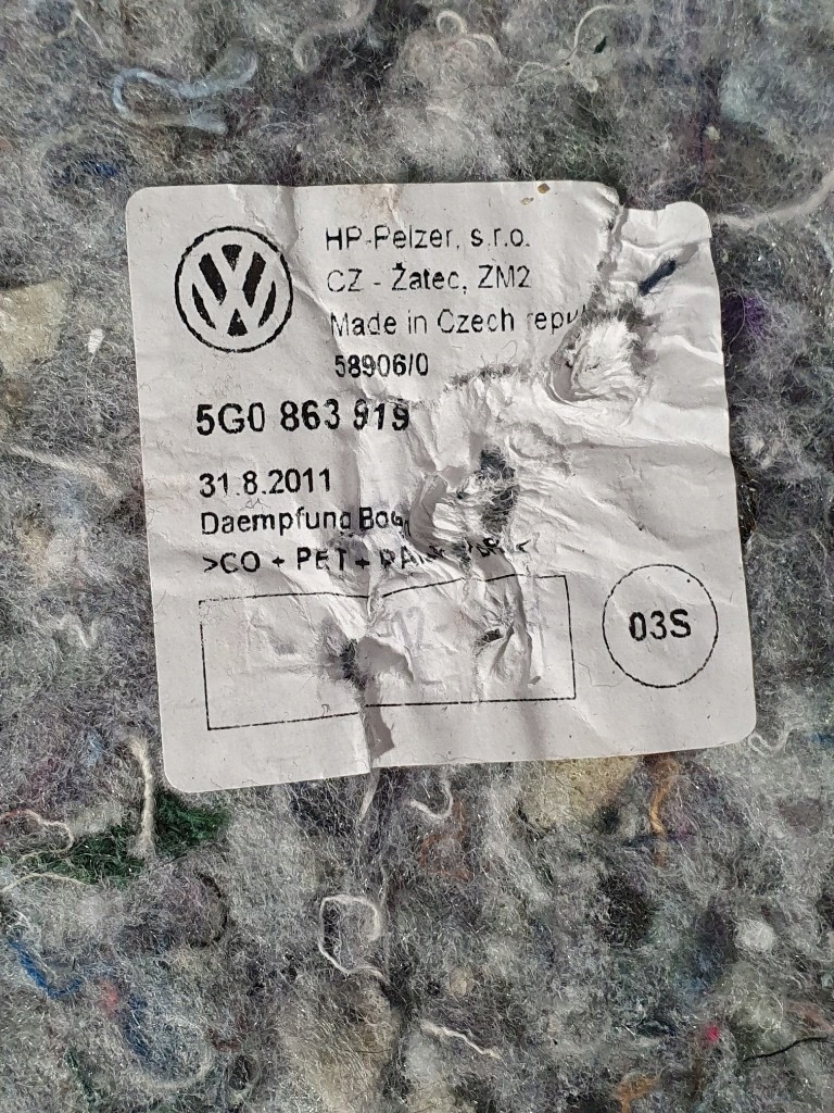 фото №13, Vw golf vii 2014-2019r kombi обшивка коврик пол super состояние europa