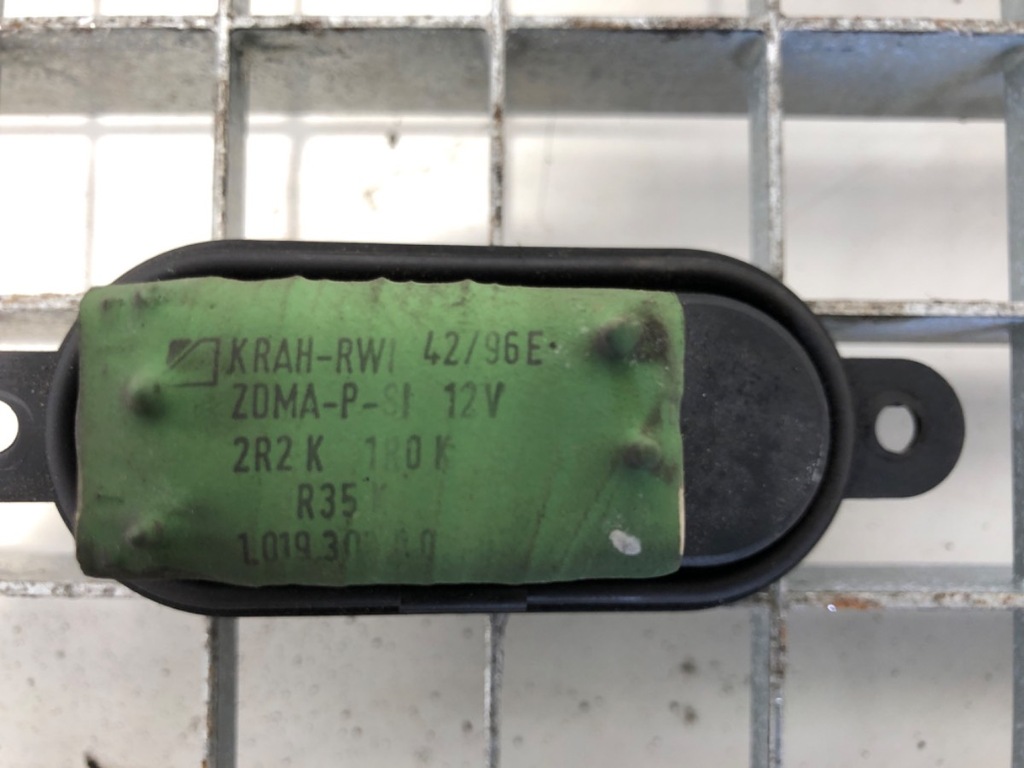 фото №3, Резистор вентилятор воздуха peugeot boxer i krah-rwi 94-02 резистор