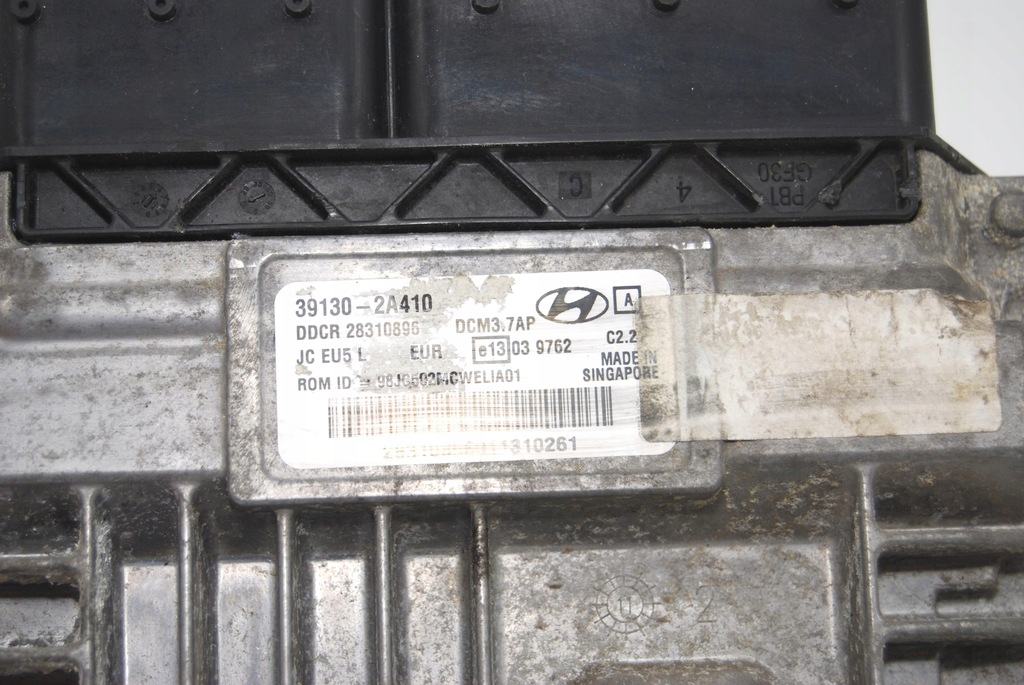 фото №6, Бортовий комп'ютер блок керування двигуна ecu hyundai ix20 i30 1,4 crdi 39130-2a410 ddcr