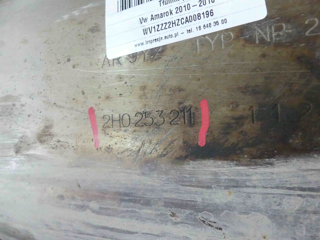 фото №8, Гаситель выхлоп vw amarok 2,0tdi 4x4