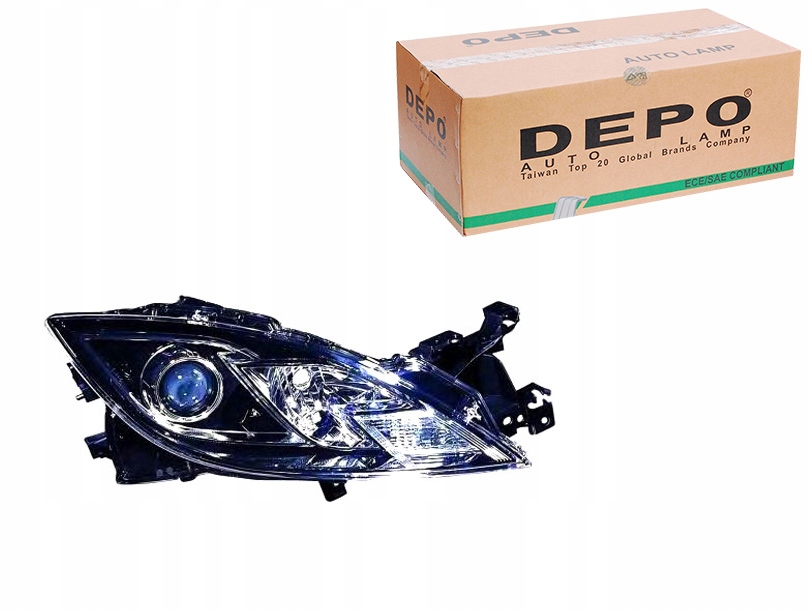 фото №1, Depo фара лампа передня mazda 6 2.0 mzr gh