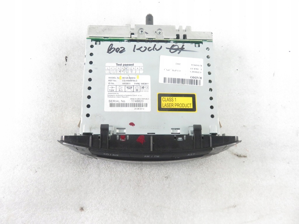 фото №12, Радіо citroen c1 pm_, pn_ 861200h010