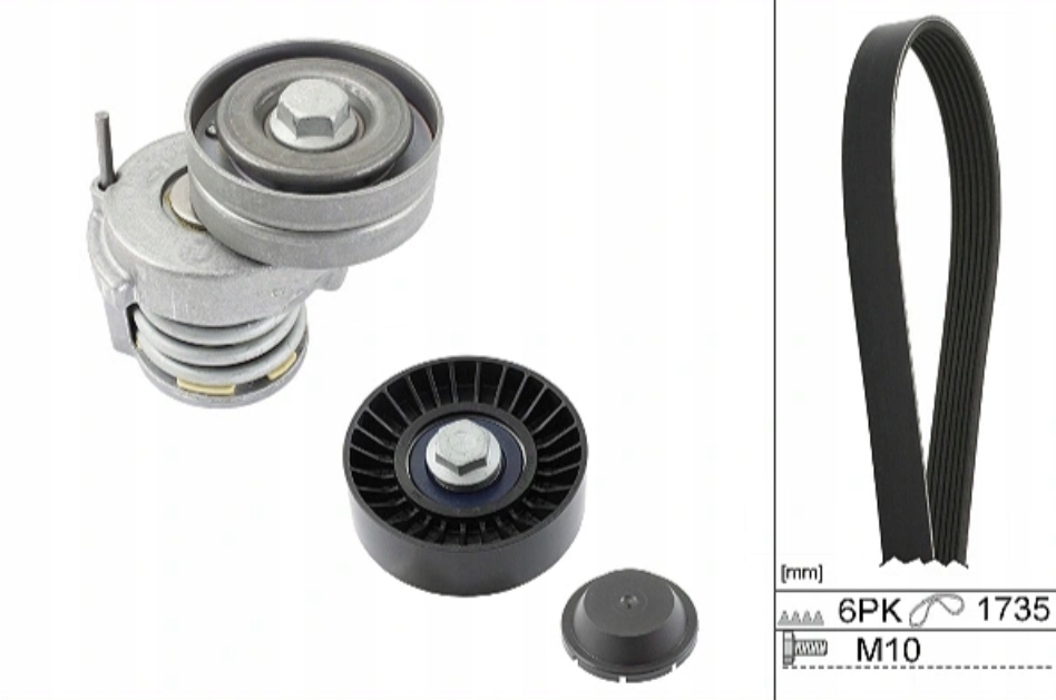 Купити Набір ремінь поліклиновий 529 0505 10 ina