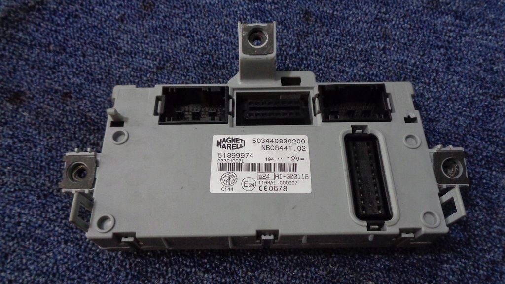 фото №7, Бортовий комп'ютер замок запалювання bsi lancia delta 3 iii 1.4 16v m-air 2008-2014r.