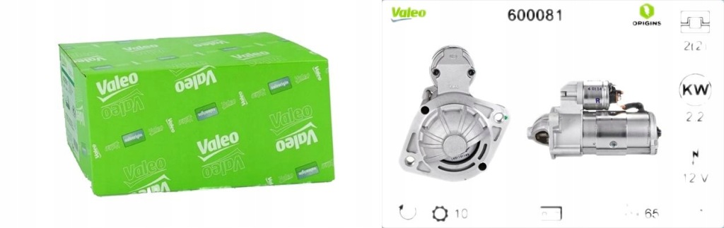 Стартер, комплект, набор valeo 600081 Недорого