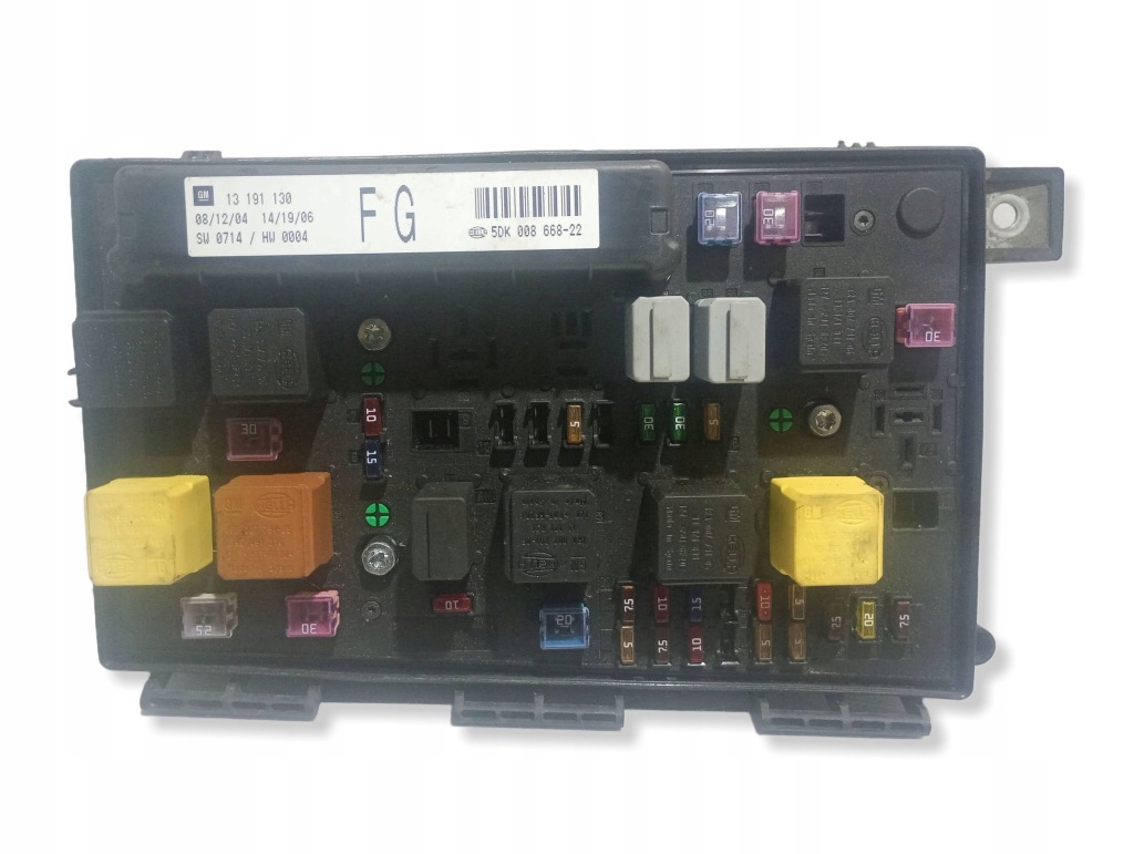 фото №1, Коробка предохранителей opel astra h 13191130fg