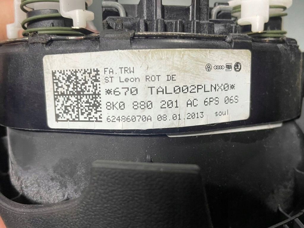 фото №6, Подушка повітряна водія подушка безпеки audi a4 b8 lift 2013-2015 8k0880201ac