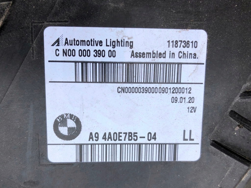 фото №12, Фара лампа без оснащення ліва full led drl 4a0e7b5-04 bmw x3 g01 x4 g02 lift