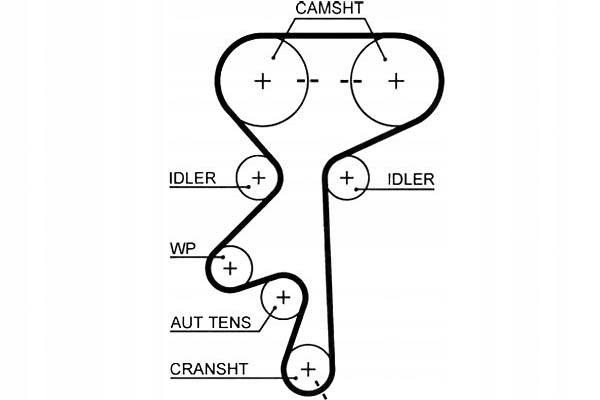 фото №1, Gates ремінь розподільного валу chevrolet astra lacetti nubir
