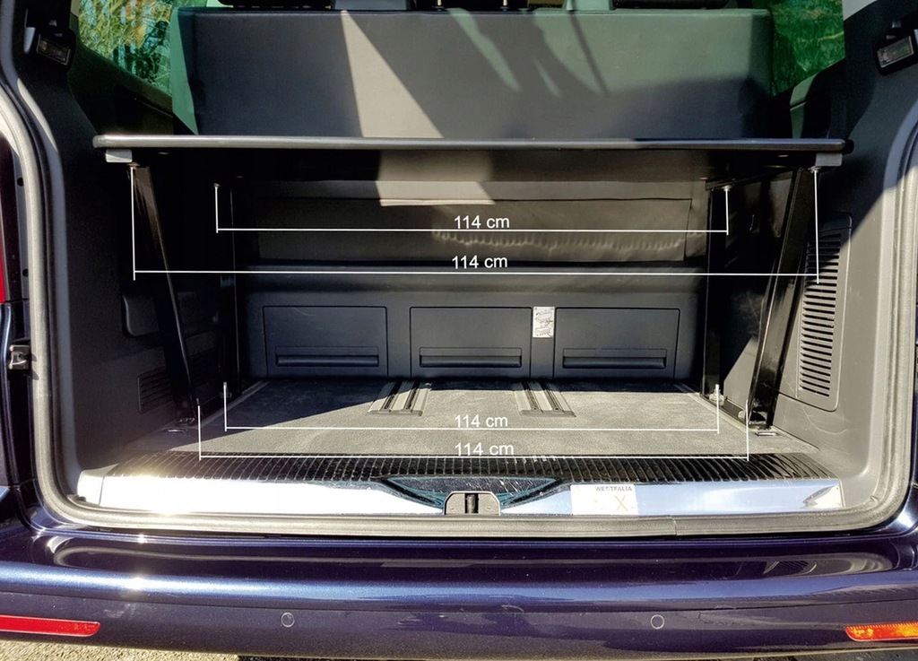 фото №9, Ліжко кемпінгове do багажника полиця do спання do vw t6.1 multivan 2019-2024