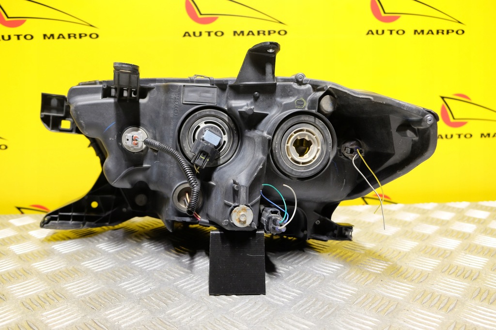 фото №10, Toyota tacoma 2016- фара лампа обычная линзованная с led czarna r usa