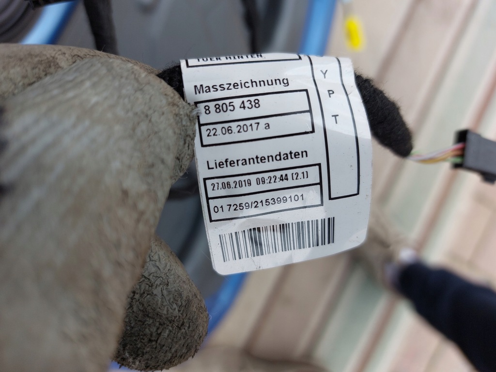 фото №7, Дверь правый задняя bmw 2 f45 19r b45