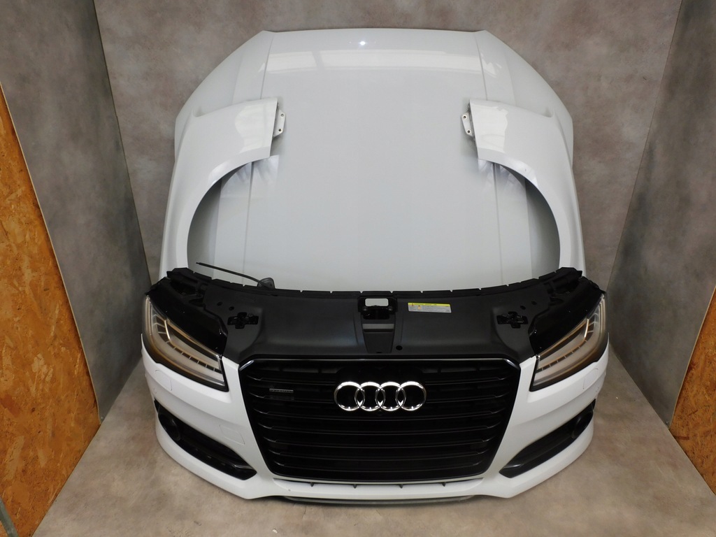 фото №7, Audi s8 a8 d4 4h lift kompletny перед бампер лампы капот pas matrix 4.0