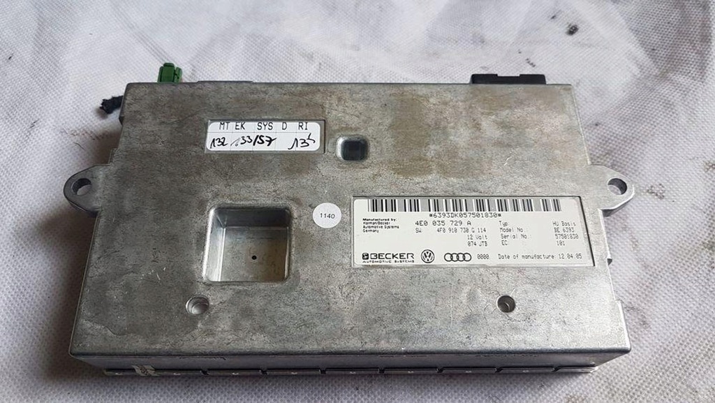 фото №1, Audi a8 s8 d3 блок mmi 4e0035729a