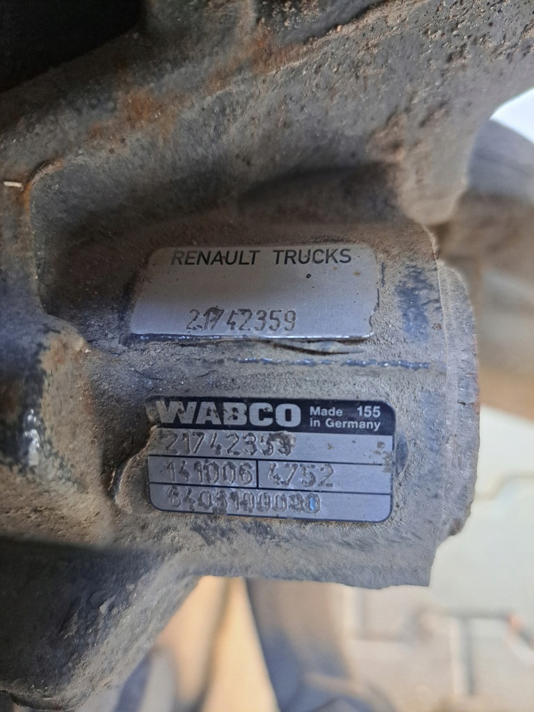 фото №3, Суппорт тормозной wabco правый lub левый renault gama d volvo fl ii r19.5