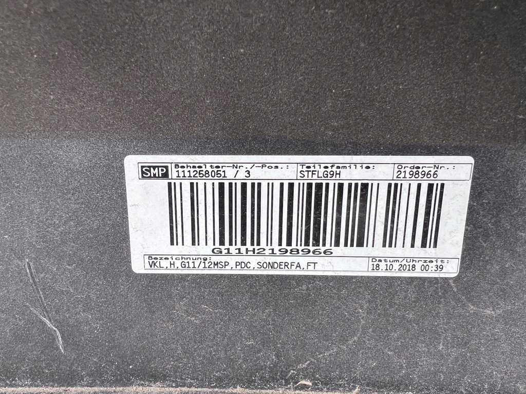 фото №13, Бампер задня задній bmw 7 g11 g12 m набір