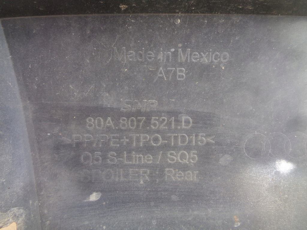 фото №14, Audi q5 s line 80a дифузор спойлер бампера