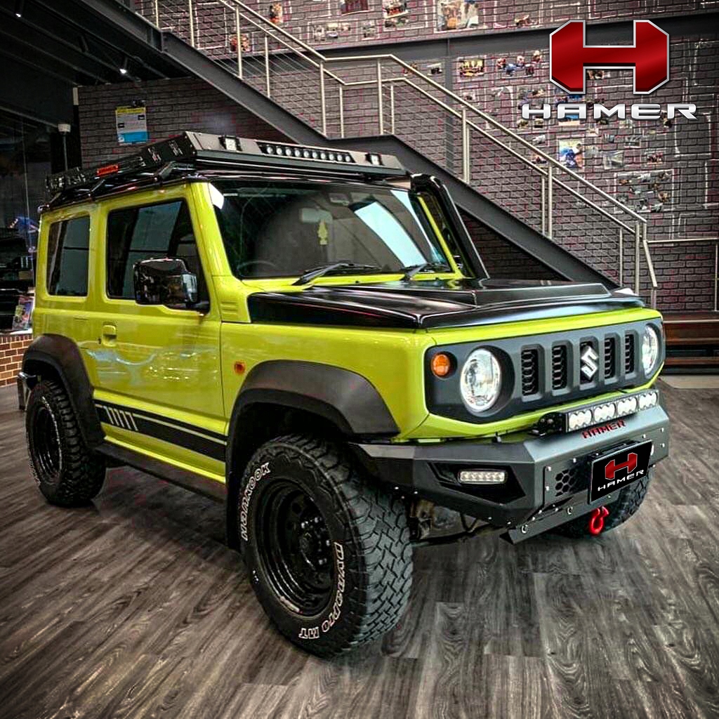 фото №14, Бампер передний стальной offroad hamer king suzuki jimny jb74 2018-