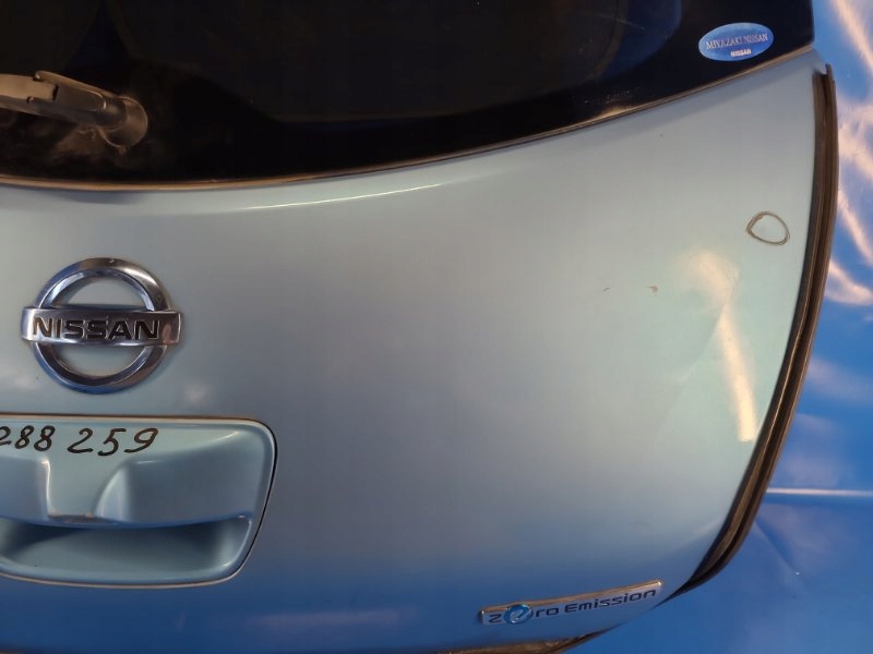 фото №7, Кришка багажника задня кришка багажника nissan leaf 10-17 - k010m-3namb