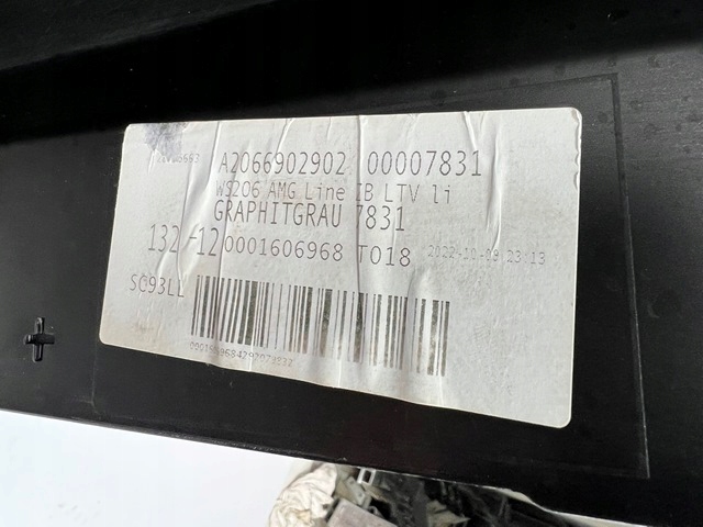 фото №6, Mercedes c-klasa w206 206 молдинг порог левая amg