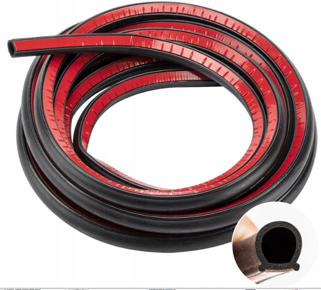 фото №10, Универсальная прокладка автомобильная дверь капот 4 m - typ маленький d pp