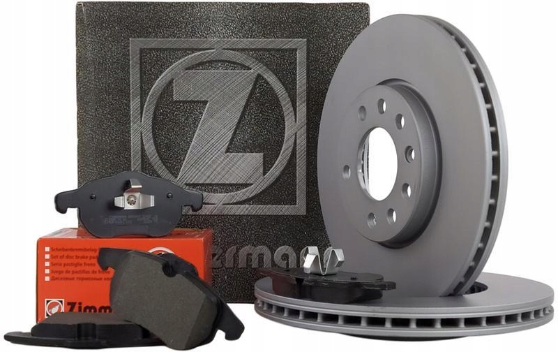 фото №1, Zimmermann гальмівні диски+ гальмівні колодки перед fiat croma 285mm