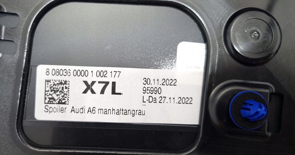 фото №10, Спойлер кришки audi a6 4k c8 4k9827933c lx7l