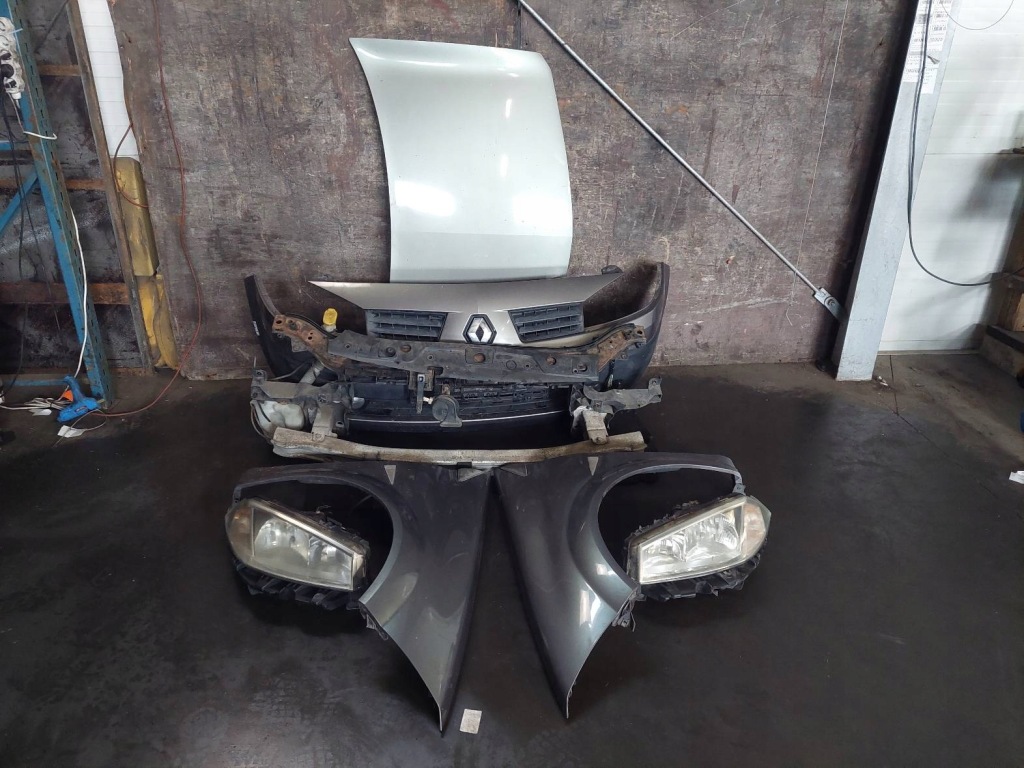 фото №1, Kompletny перед капот бампер лампа крила renault megane ii nv603