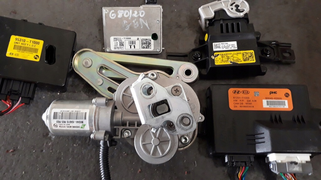 фото №9, Hyundai genesis g80 ii 2021- 2.5t бортовой компьютер модуль блок управления двигателя