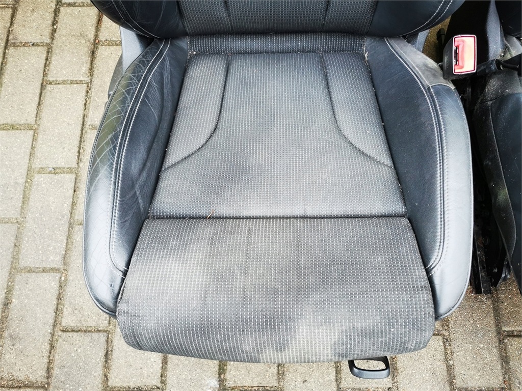 фото №5, Audi q3 8u 8u0 11-18 s-line сиденья заднее сиденье салон полукожа