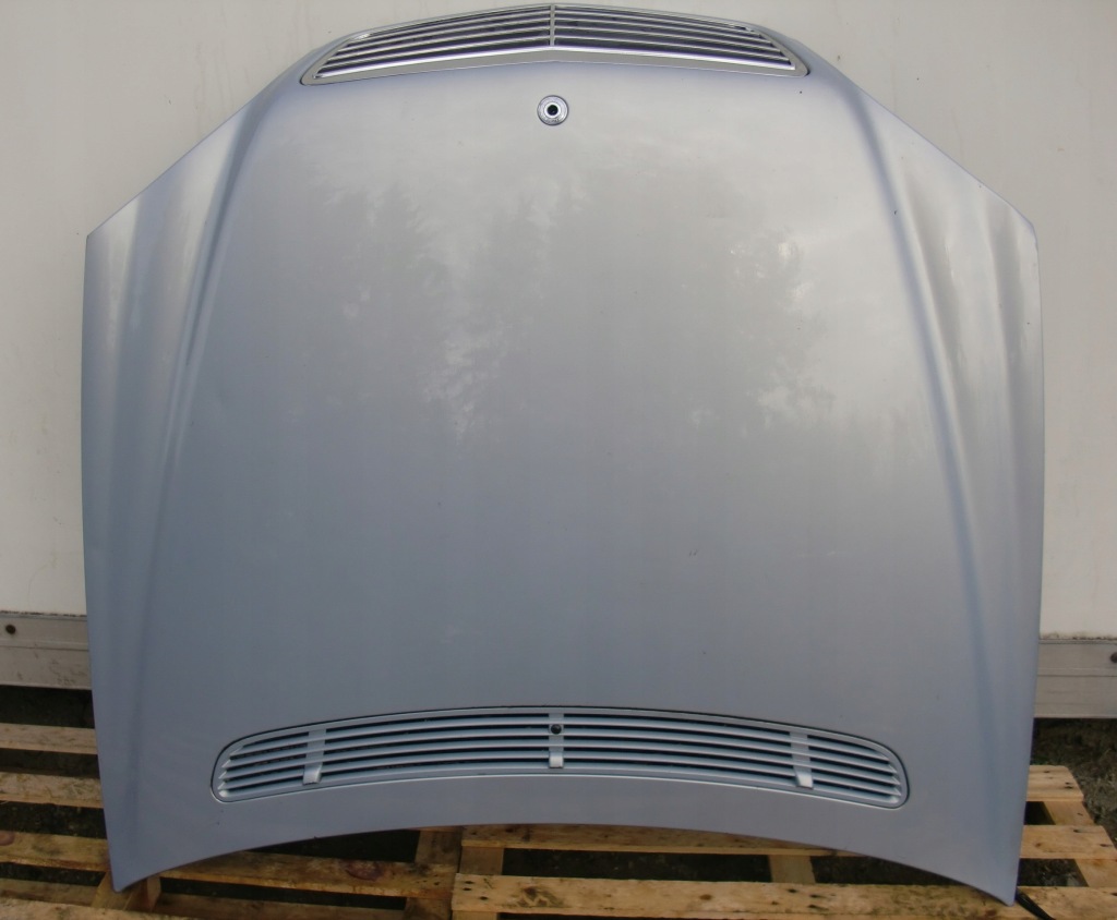 фото №1, Mercedes s w220 капот серебристая решётка радиатора