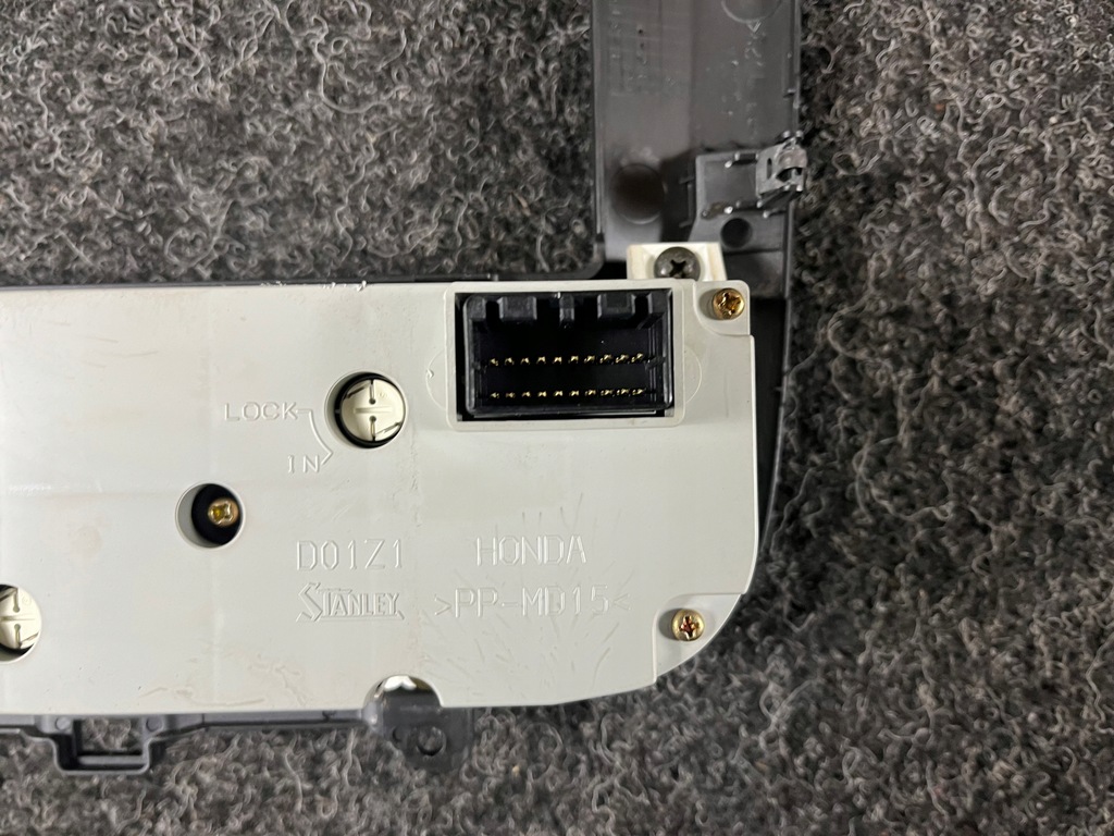 фото №7, Honda stream 01- консоль панель отопления кондиционера