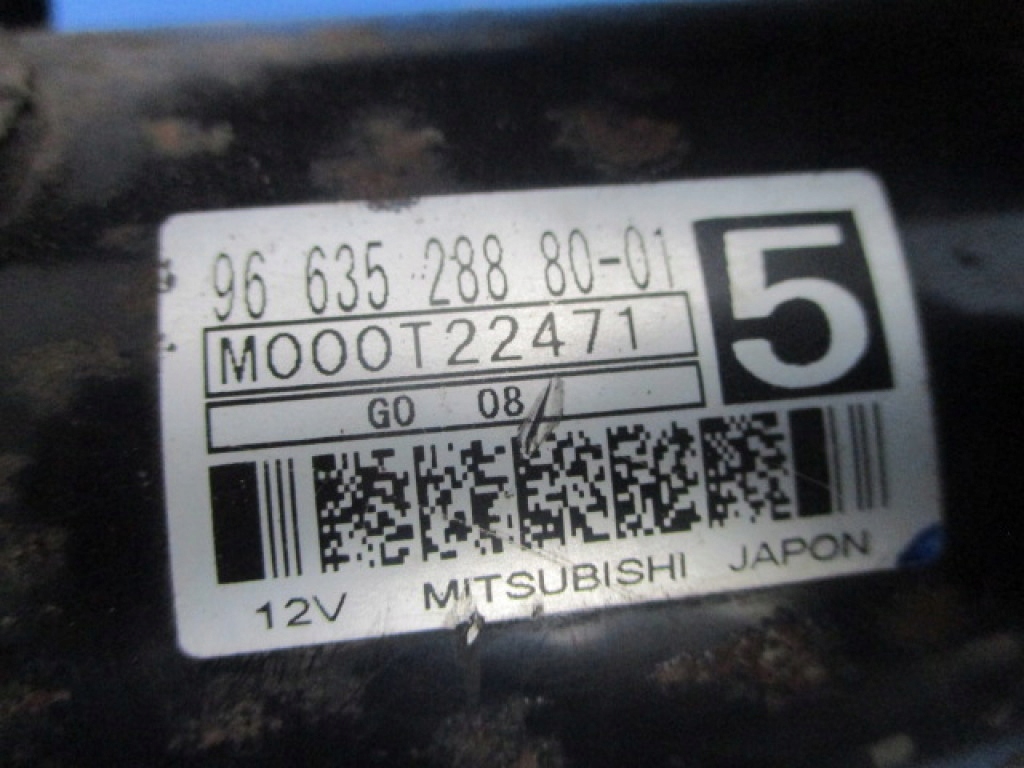 фото №10, Citroen c2 1.4hdi стартер 9663528880-01 m000t22471 перевірений