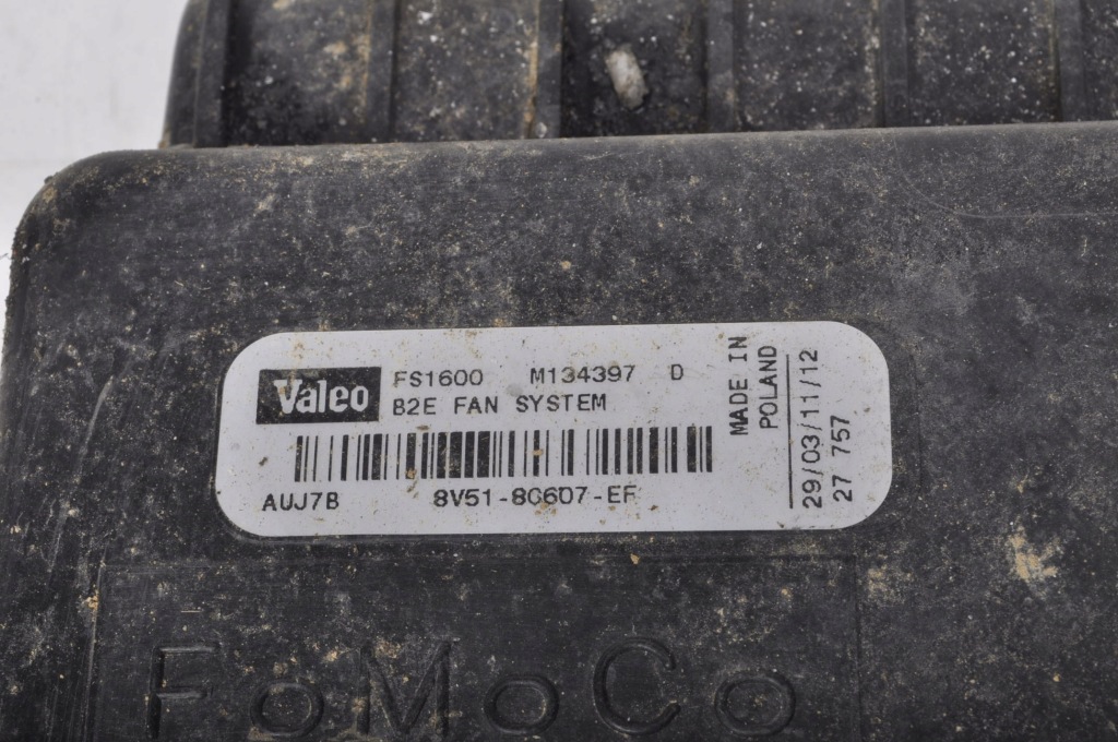 Fiesta mk7 1.4 tdci радиатор воды +вентилятор Доставка