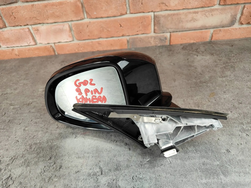 фото №9, Дзеркало повний ліва 9pin камера bmw g02 x4 lci 416 carbonschwarz