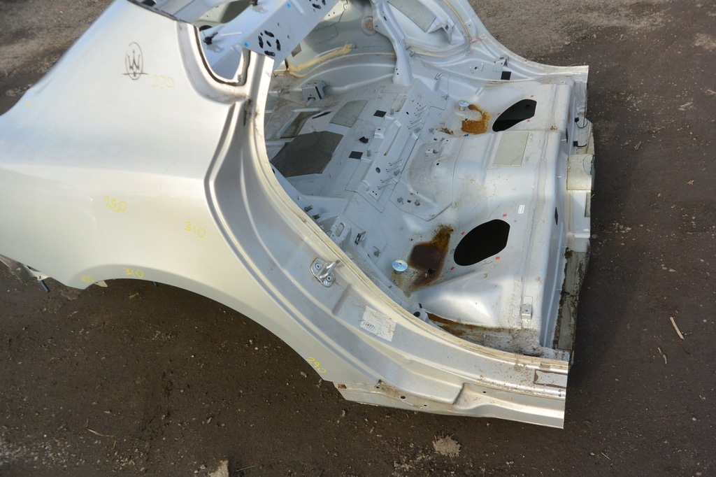 фото №8, Maserati quattroporte vi лонжерон крыло левый правый поддон задняя pas