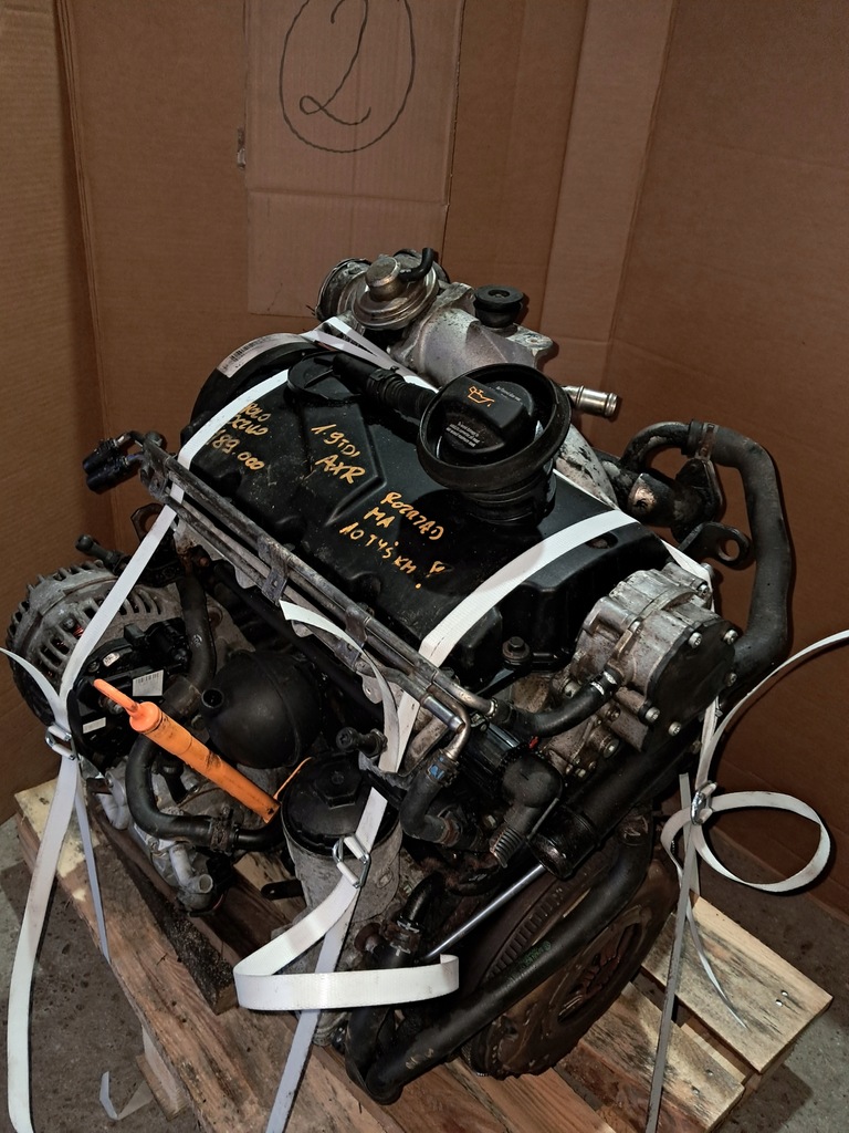 фото №10, Двигатель 1.9tdi axr kompletny polo ibiza fabia pewny do монтажа film с pracy