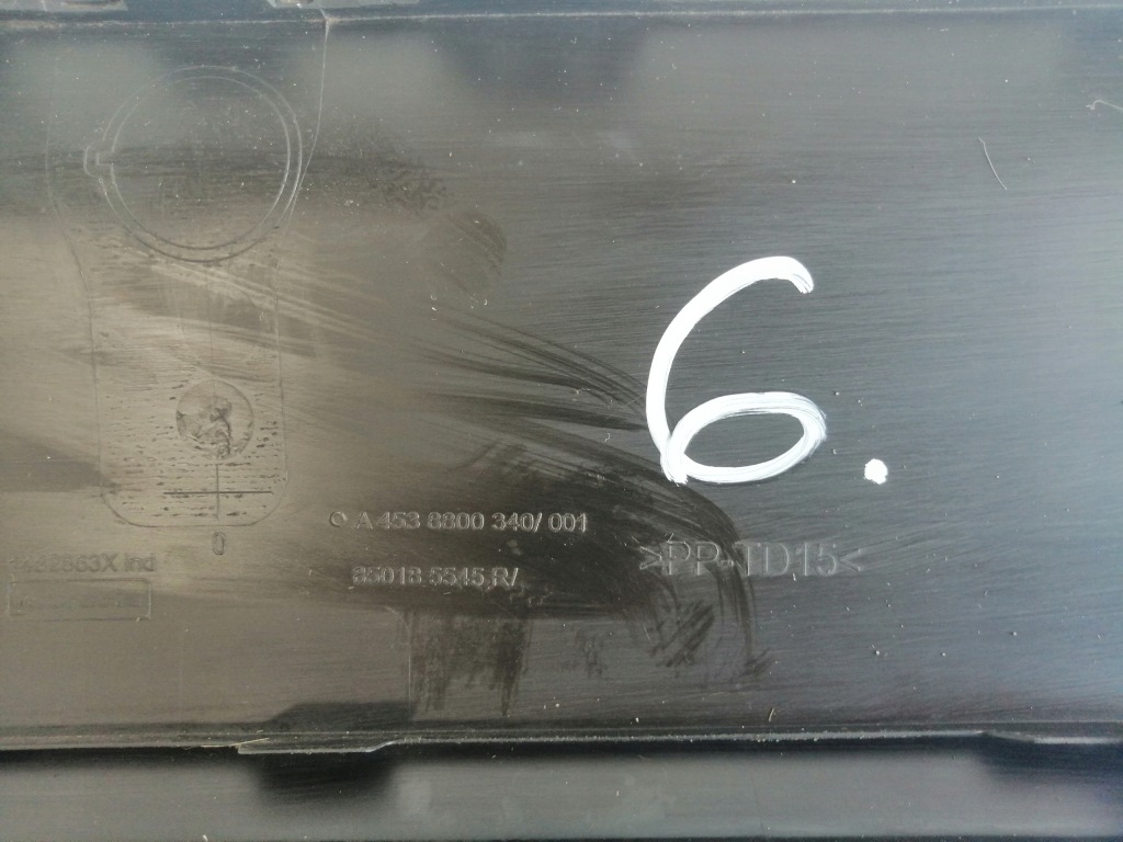 фото №9, Дифузор бампера задня smart for two w453 a4538800340