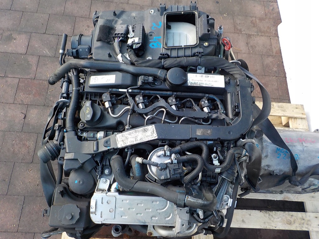 фото №10, Mercedes w204 2.2 cdi 136km двигатель 651913 kompletny film