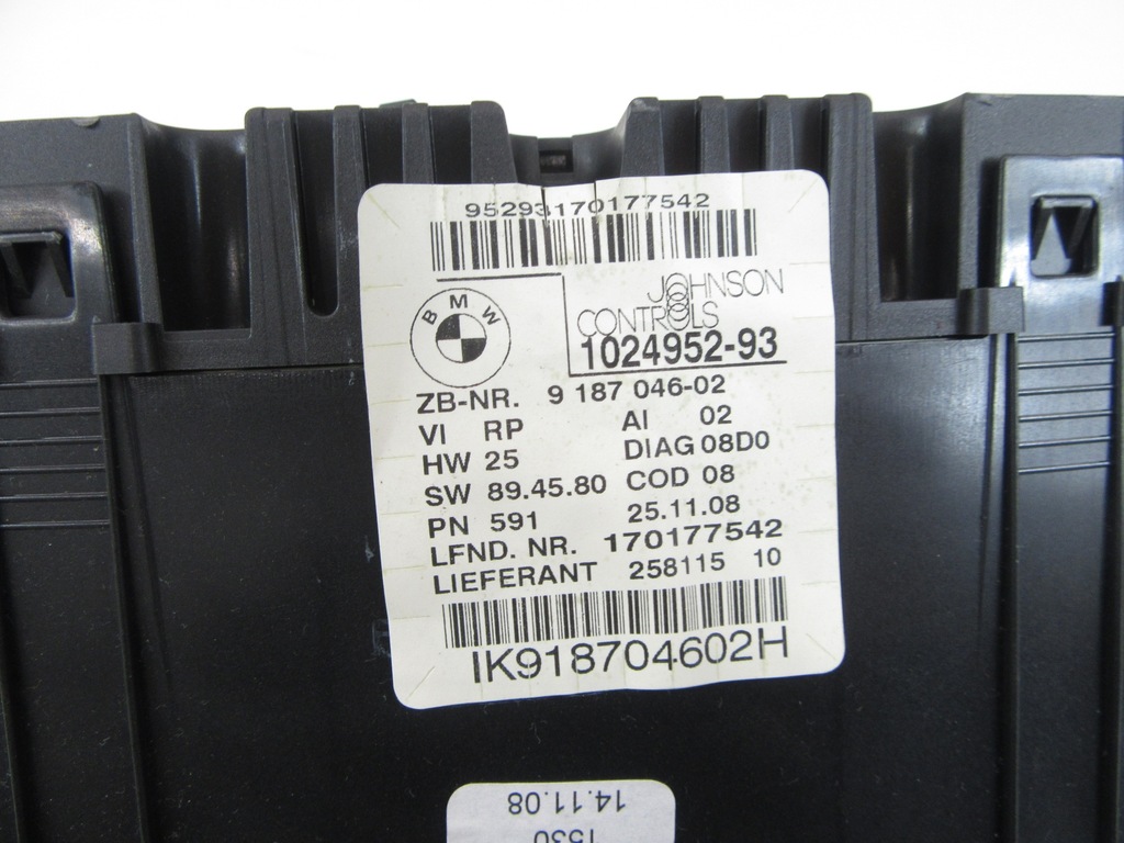 фото №10, Лічильник прилади bmw 1 e81 e82 e87 e88 n47 116d 118d europa