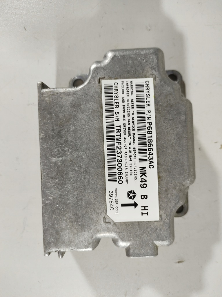 фото №1, Jeep compass 13- модуль датчик подушка безпеки p68186643ac