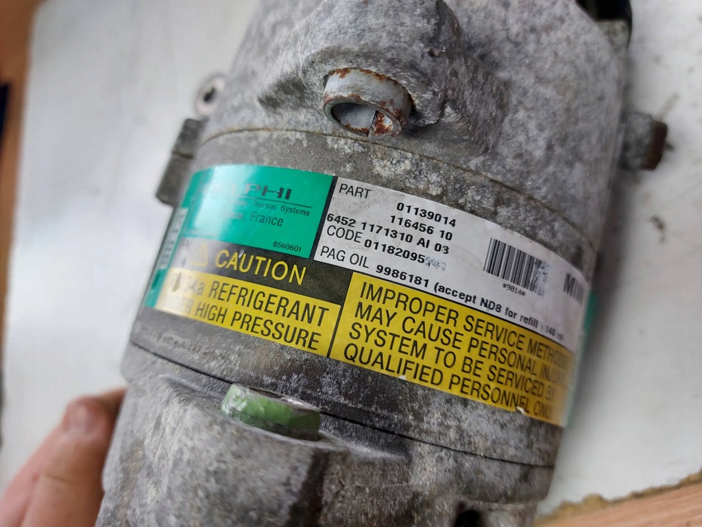 фото №3, Компресор кондиціонера mini cooper r50 r52 r53