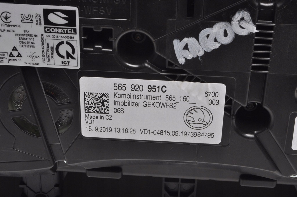 фото №8, Skoda karoq дизель счетчик приборы 565920951c