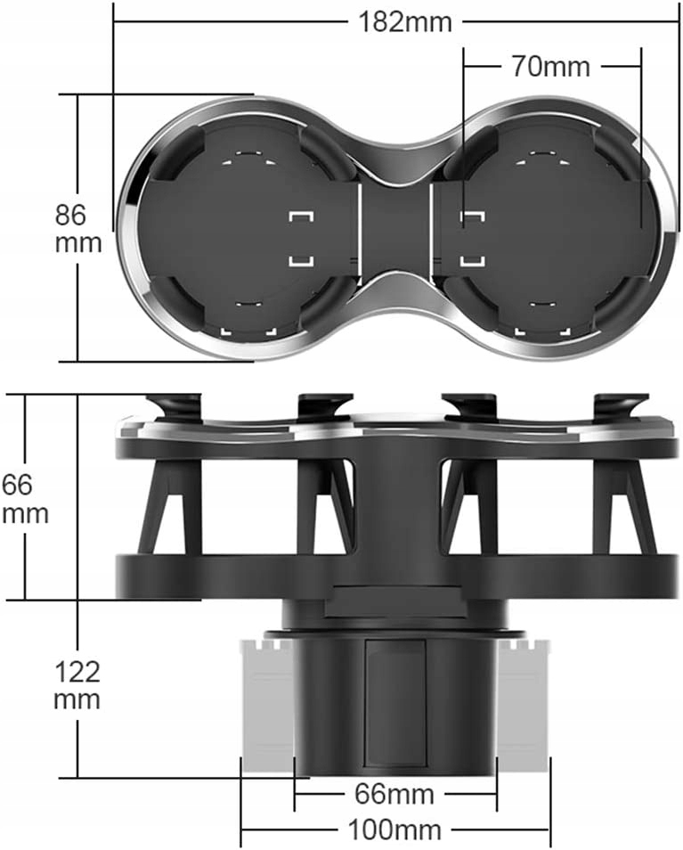 фото №16, Кронштейн автомобільний na чашка do автомобіля напої кронштейн na чашка консоль