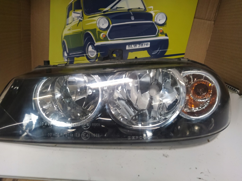 фото №1, Alfa romeo 156 lift 03-06 лампа левый перед левая передняя
